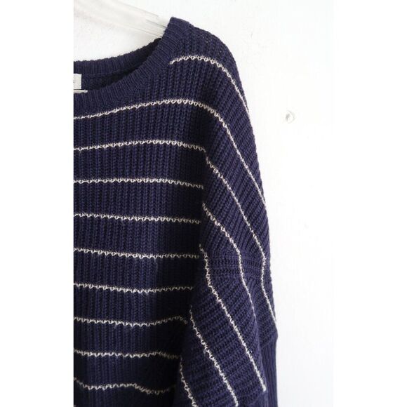 Urban Outfitters Navy Blue Striped Sweater - Size XS - Picture 3 of 8
